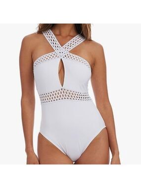 AMAVI High Neck One Piece Swimsuit NWT Size L